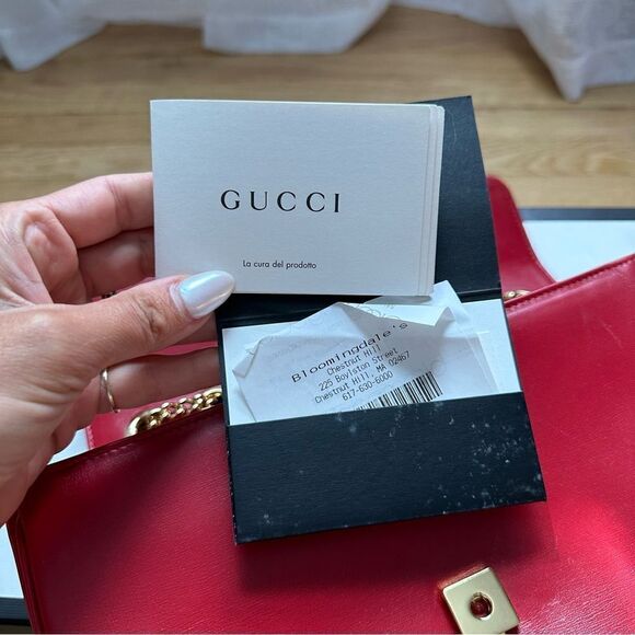 Gucci Med Rajah Red Shoulder Bags - Picture 14 of 16